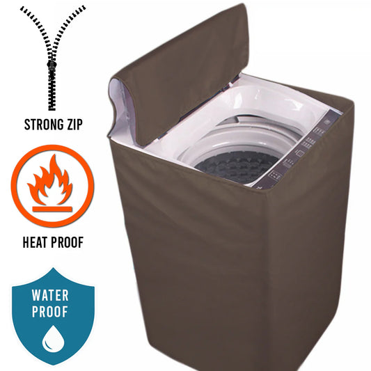 100% Waterproof Top Loaded Waterproof Machine Cover-5 Colors ( Poly Cotton )