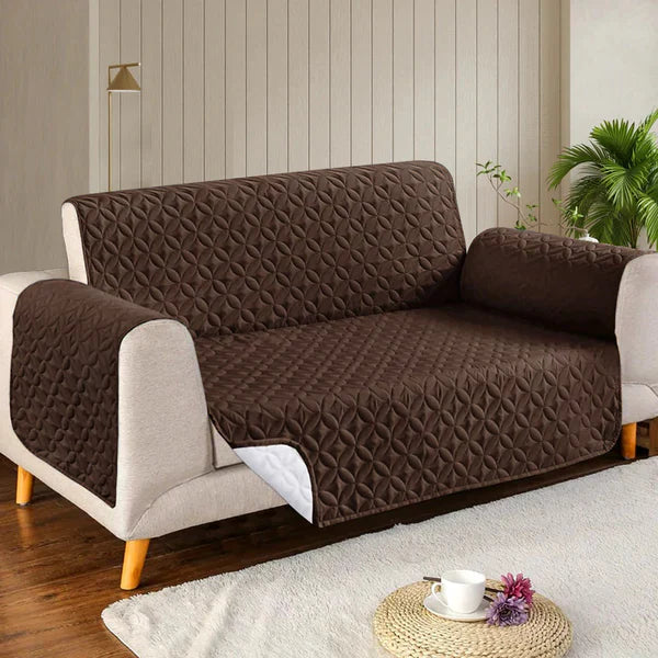 Microfiber Quilted Sofa Cover in Different Colors
