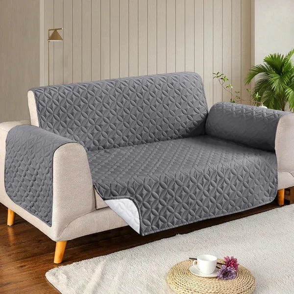 Microfiber Quilted Sofa Cover in Different Colors