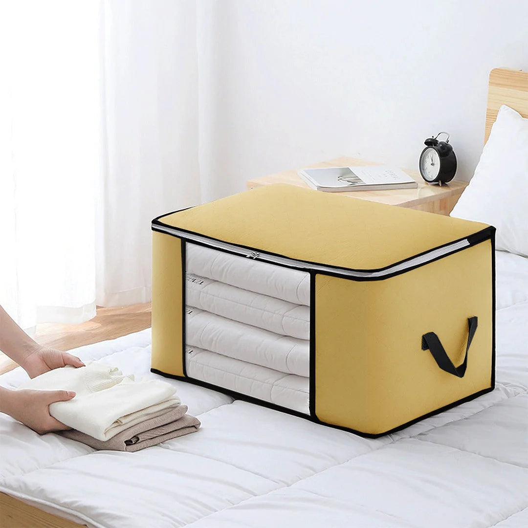 110 GSM Non-Woven Blankets & Clothes Storage Bag-Dyed Grey