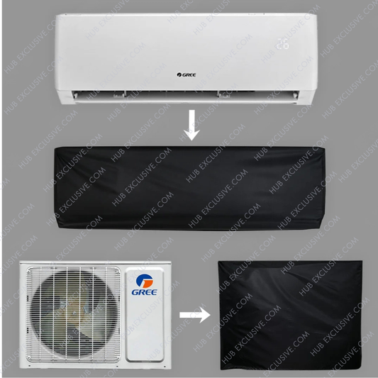 Parachute Fabric Dust & Waterproof Inner + Outer Ac Cover (Check Size Chart)