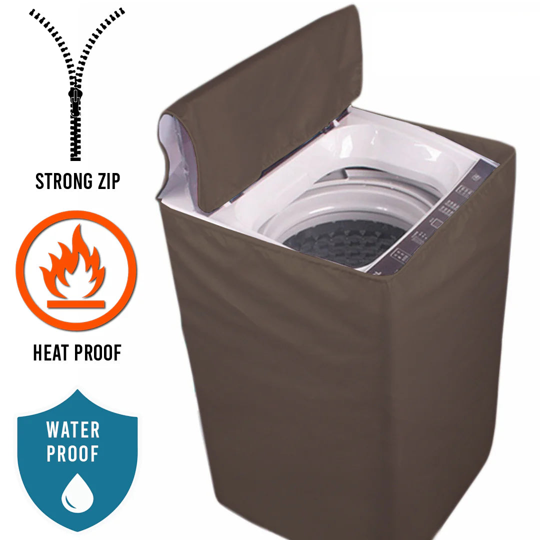 100% Waterproof Top Loaded Waterproof Machine Cover-5 Colors ( Poly Cotton )