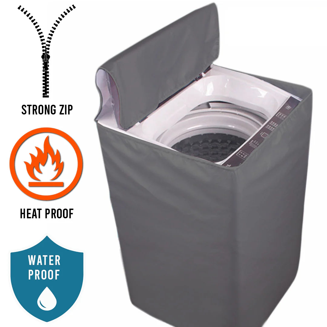 100% Waterproof Top Loaded Waterproof Machine Cover-5 Colors ( Poly Cotton )