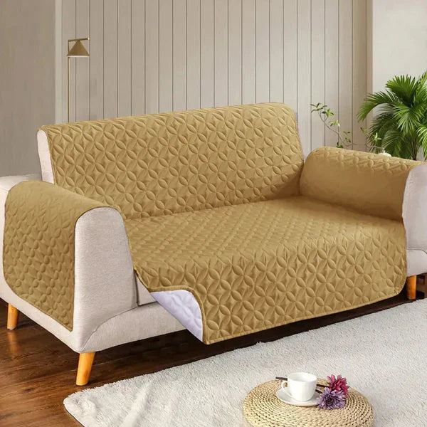 Microfiber Quilted Sofa Cover in Different Colors