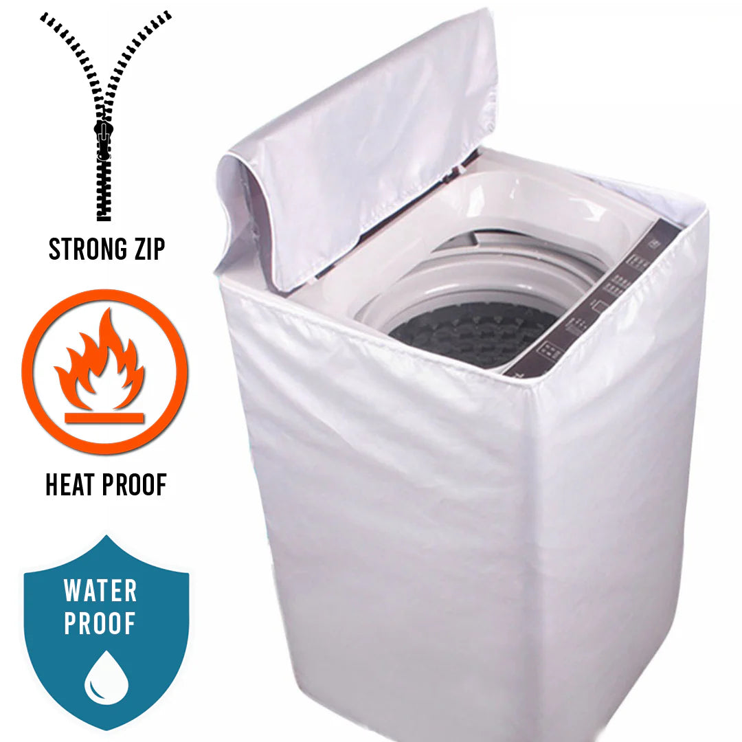 100% Waterproof Top Loaded Waterproof Machine Cover-5 Colors ( Poly Cotton )